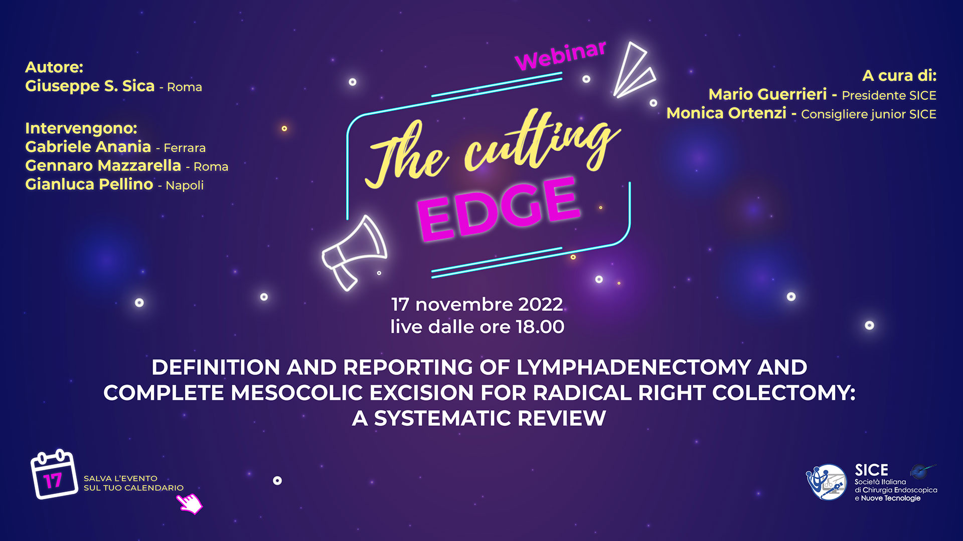 Definition and reporting of lymphadenectomy and complete mesocolic excision for radical right colectomy: a systematic review