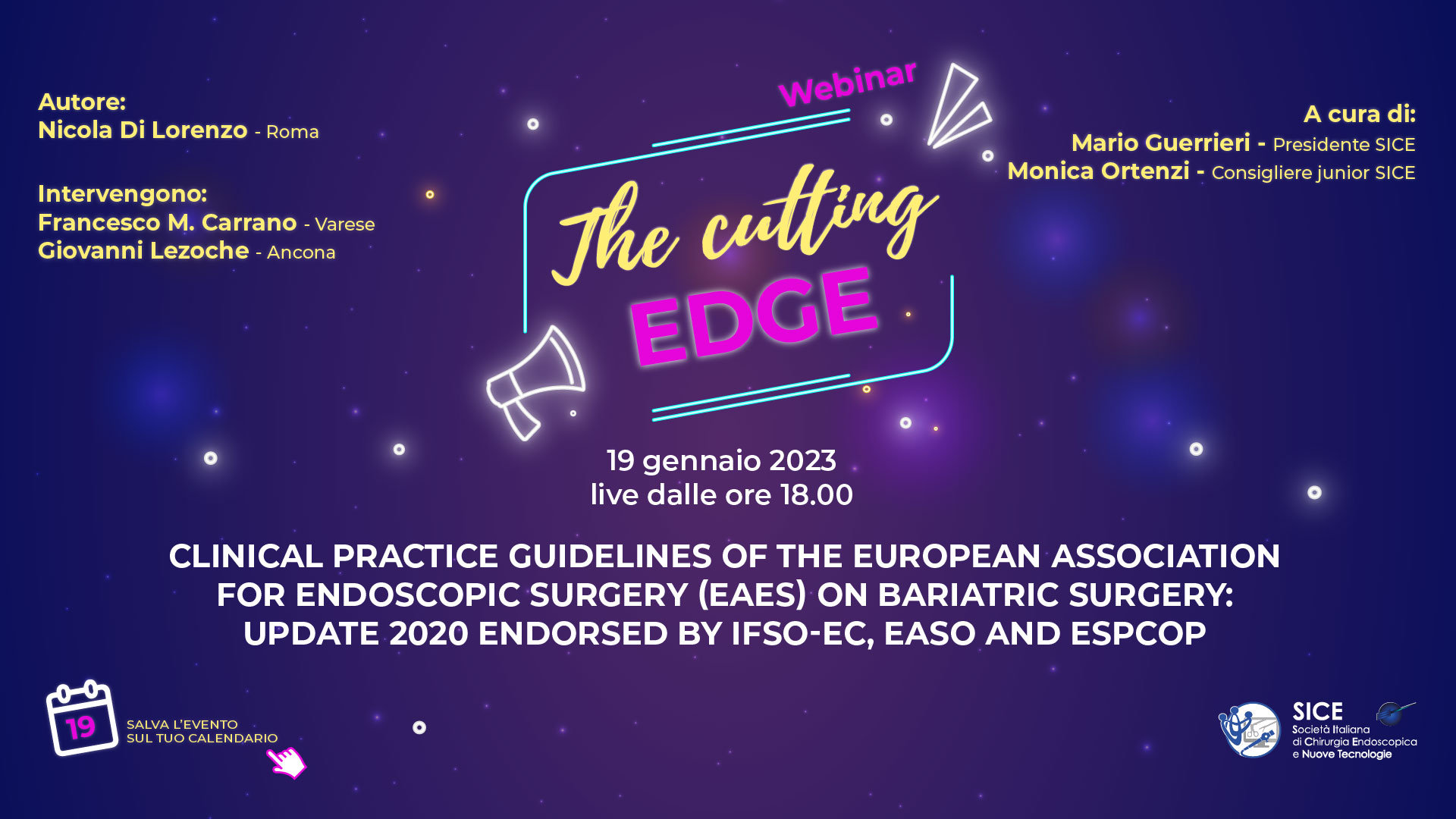 Clinical practice guidelines of the european association for endoscopic surgery (EAES) on bariatric surgery: update 2020 endorsed by IFSO-EC, EASO and ESPCOP